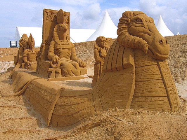Sand Sculptures, Le Touquet, Région Nord-Pas-de-Calais, France