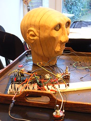 Automata head with circuitry