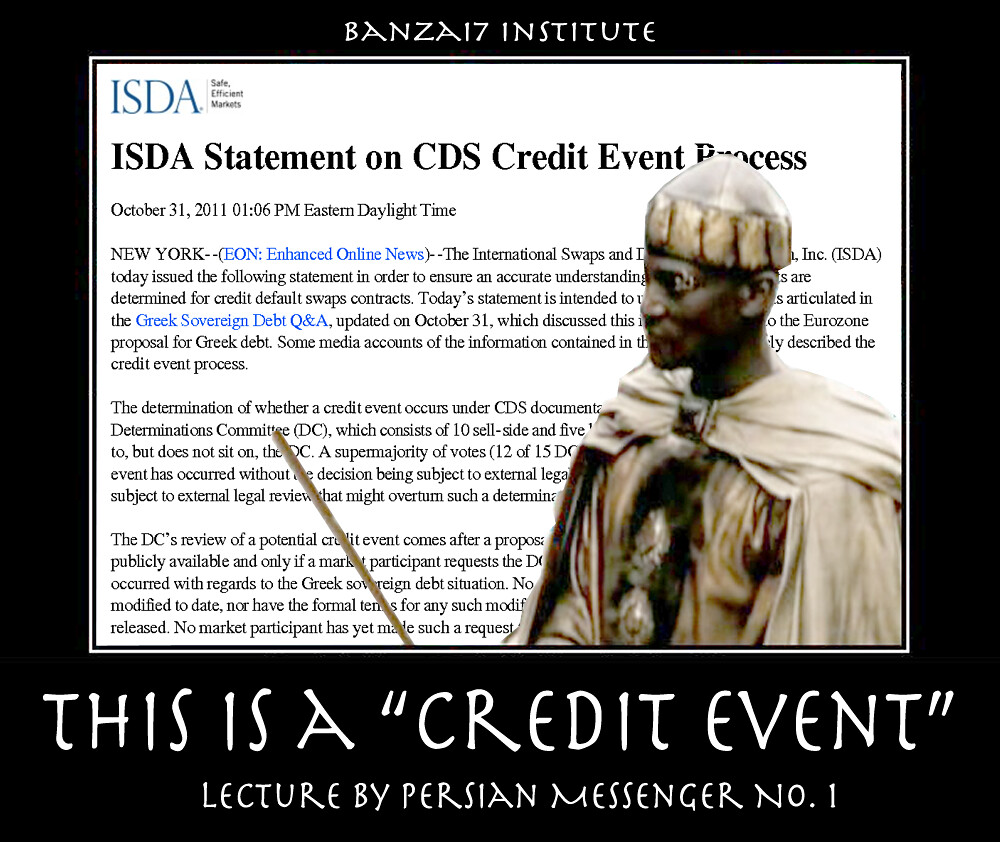 THIS IS A CREDIT EVENT