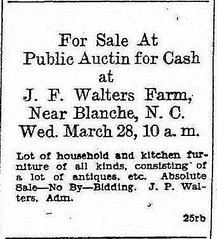 Jihn Ferdinand Walters Farm Auction