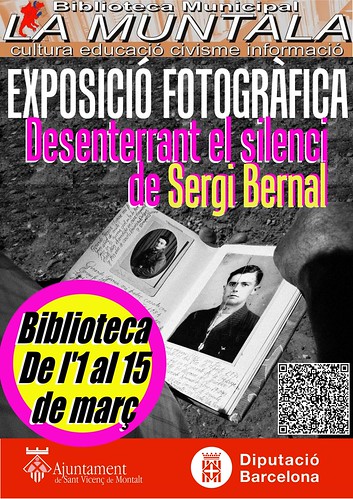 Exposició fotogràfica: Desenterrant el silenci @ biblioteca 1-15 març by bibliotecalamuntala