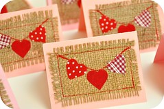Valentine Heart Bunting Cards