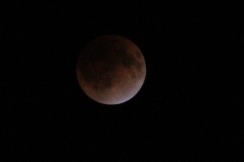 皆既月食 total eclipse of the moon