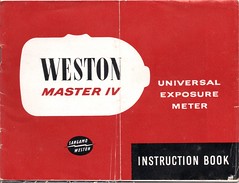Sangamo Weston Master IV - Instruction Book