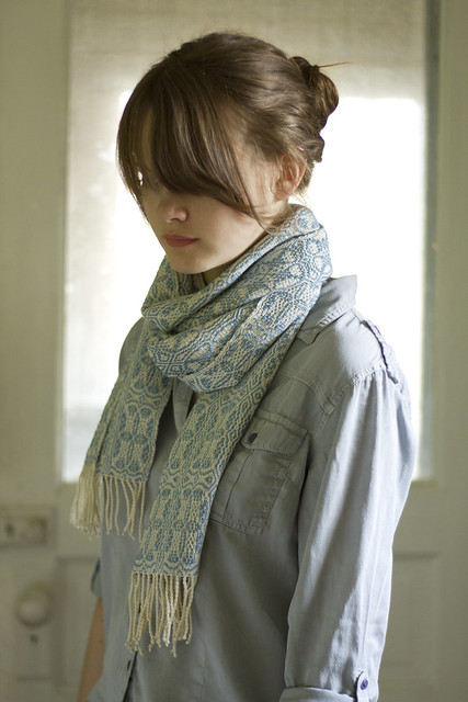 hand-woven scarf