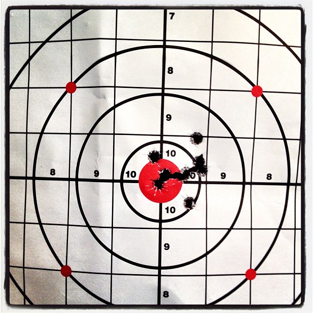 #targetpractice #ouch #100yards