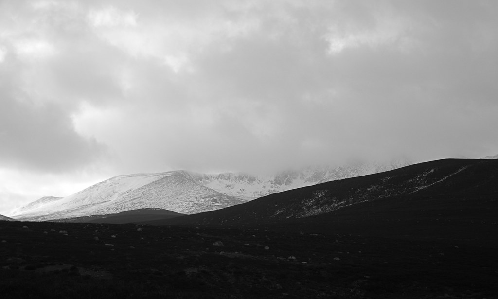 Lochnagar under cloud
