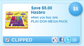 Play-Doh Mega Pack Coupon