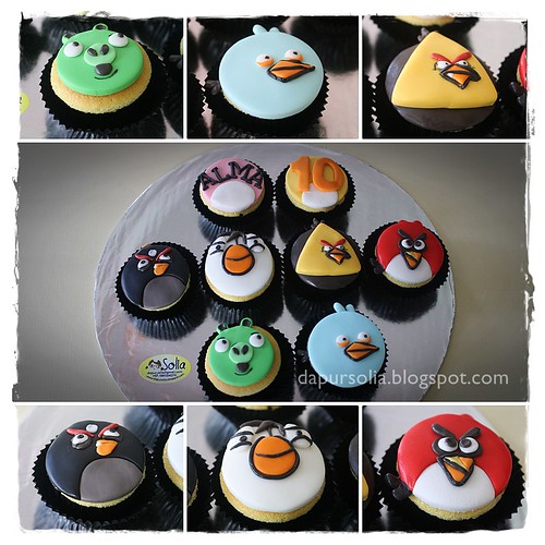 Angry Birds Cupcakes for Alma