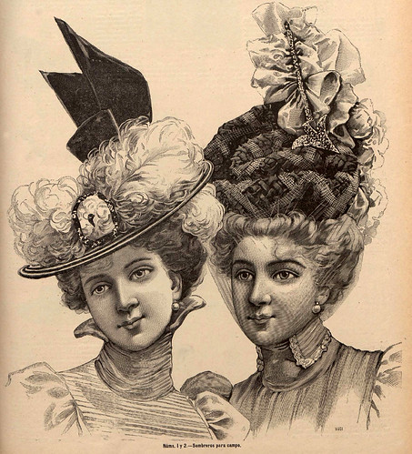 009-Sombreros para campo-La Última moda-revista ilustrada hispano-americana, del 12 de junio de 1898-copyright MemoriadeMadrid