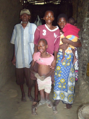 Ngumbao Charo with his parents& siblings