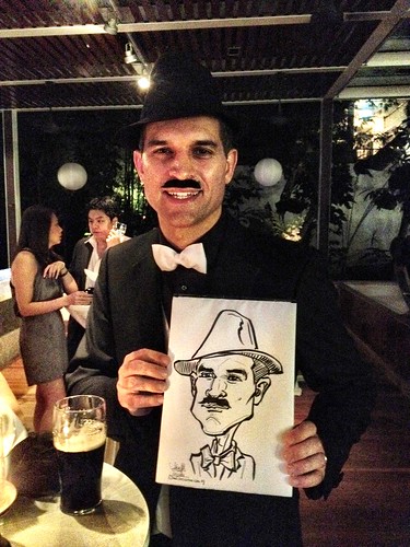 Caricature live sketching for Diageo Singapore Pte Ltd - 2