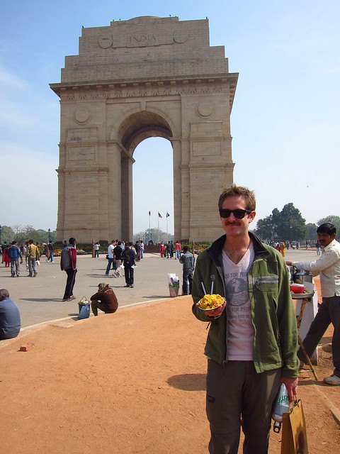 Nick at the India Gate