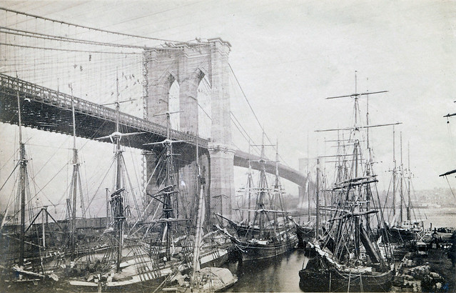 Brooklyn Bridge circa 1883