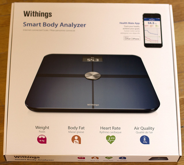 Packaging balance Withings ws50