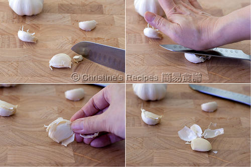 剝蒜頭衣 How To Peel Garlic01