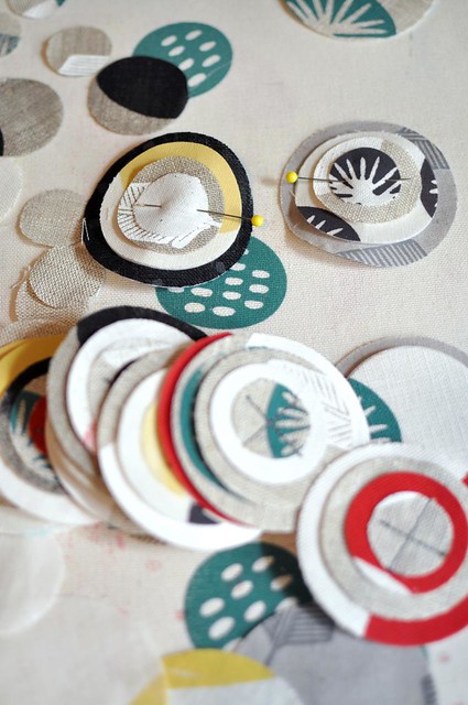 fabric brooches