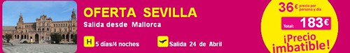 oferta vuelo+hotel Sevilla 
