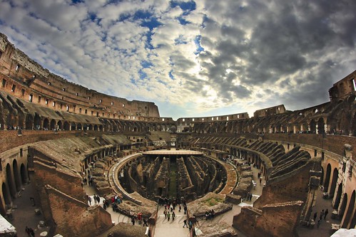 The Colosseum!!! Interiors