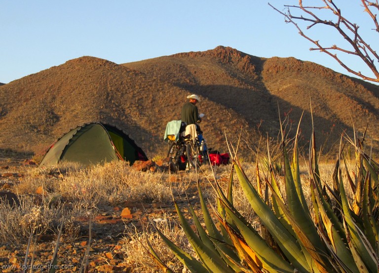 Wild Camp, Baja SW of Gonzaga Bay