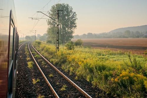 Train through the Polish Countryside