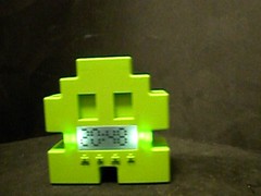 space invader alarm clock