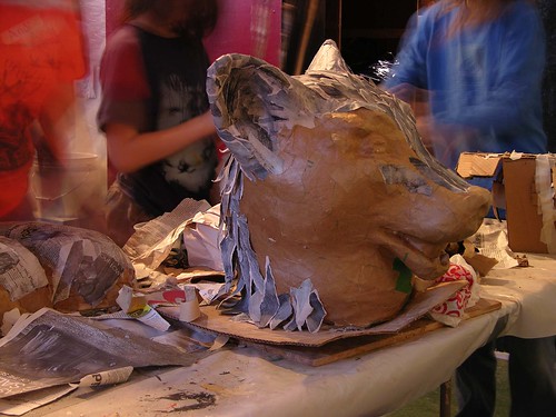 MayDay 2012 mask making