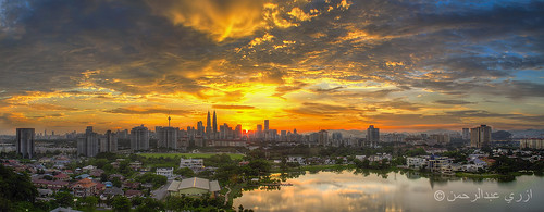Kuala Lumpur Sunset Panorama