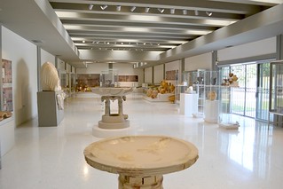 Isthmia museum, main hall, July 2011