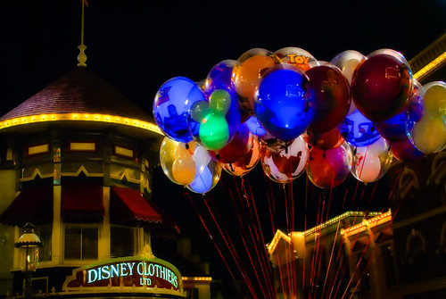Disneyland 3:49 am:  Would You Like A Balloon? by hbmike2000