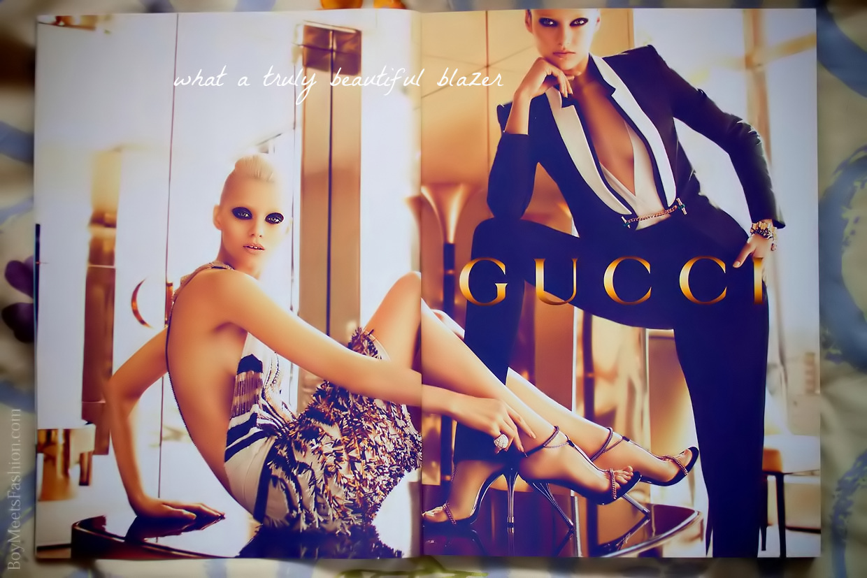 Spring and Summer 2012 GUCCI print ad