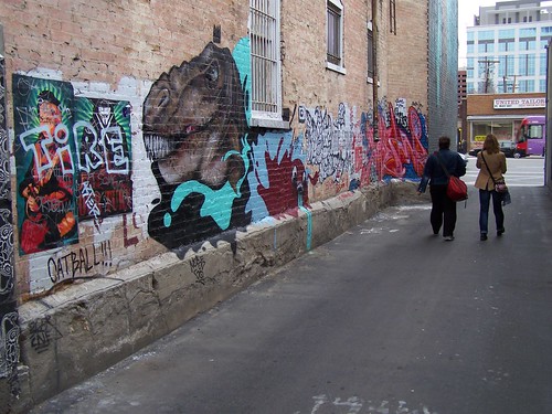Graffiti alley, Downtown Salt Lake City