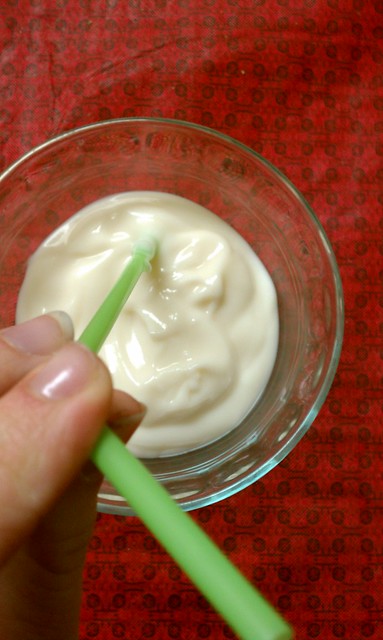 Yogurt through a straw...