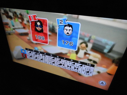 Wii bowling