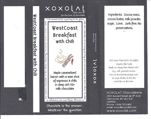 XOXOLAT WestCoast Breakfast with Chili