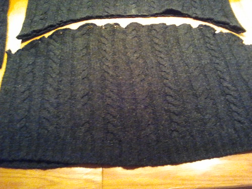 Cut the capelet to size