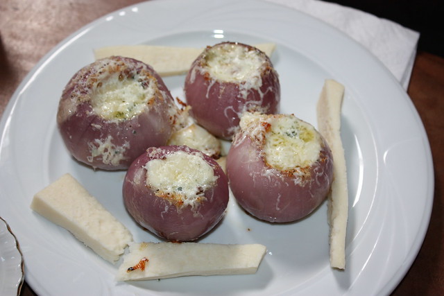 Dimitris' Onions stuffed with cheese