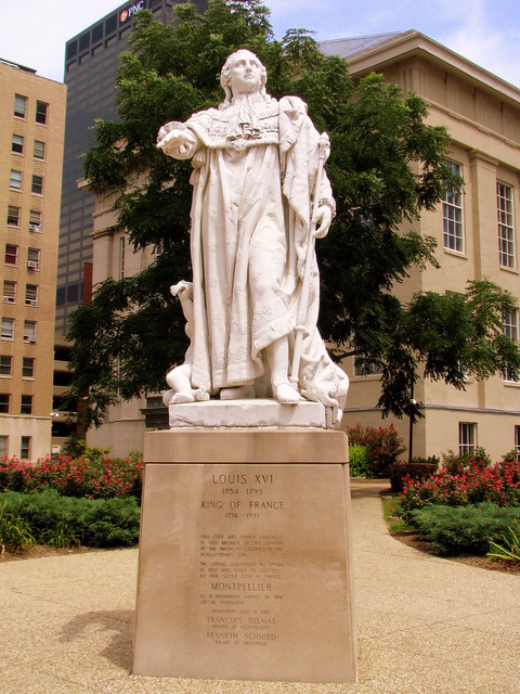 King Louis XVI statue - Louisville, KY