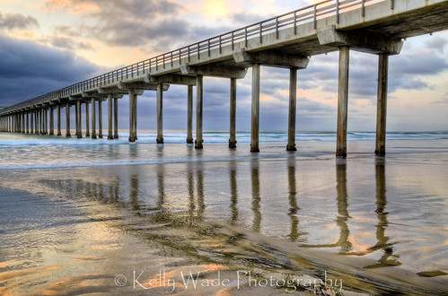 Painted Pier by nikonkell Kelly Wade Photography