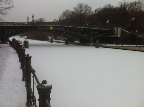 Frozen Canal, Berlin by despod