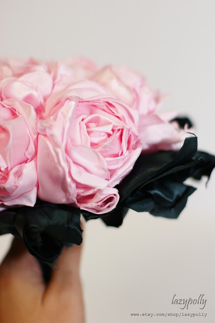 Everlasting Wedding Bouquet Pink Rose Wedding Bouquet 