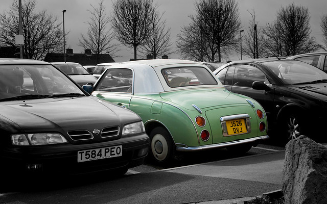 The Nissan Figaro is a small retro car manufactured by Nissan