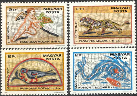 Známky Maďarsko 1978, Známkový deň - Mozaika