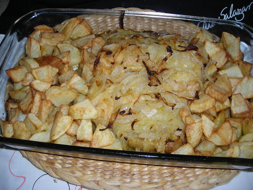 Bacalhau no forno com batata frita by Cozinha das Festas