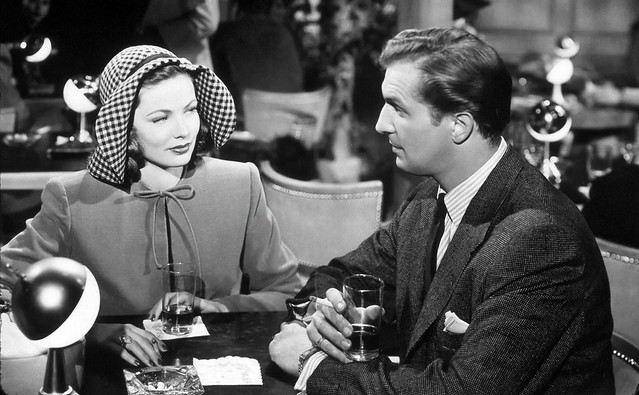 Gene Tierney and Vincent Price in Laura