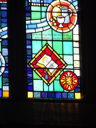 Benedictine window, Shrewsbury Abbey