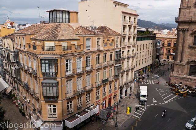 Overlooking Malaga, Spain
