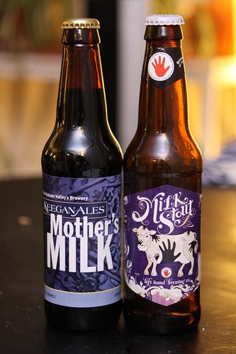 Keegan Ales Mother's Milk and Left Hand Brewing Co. Milk Stout