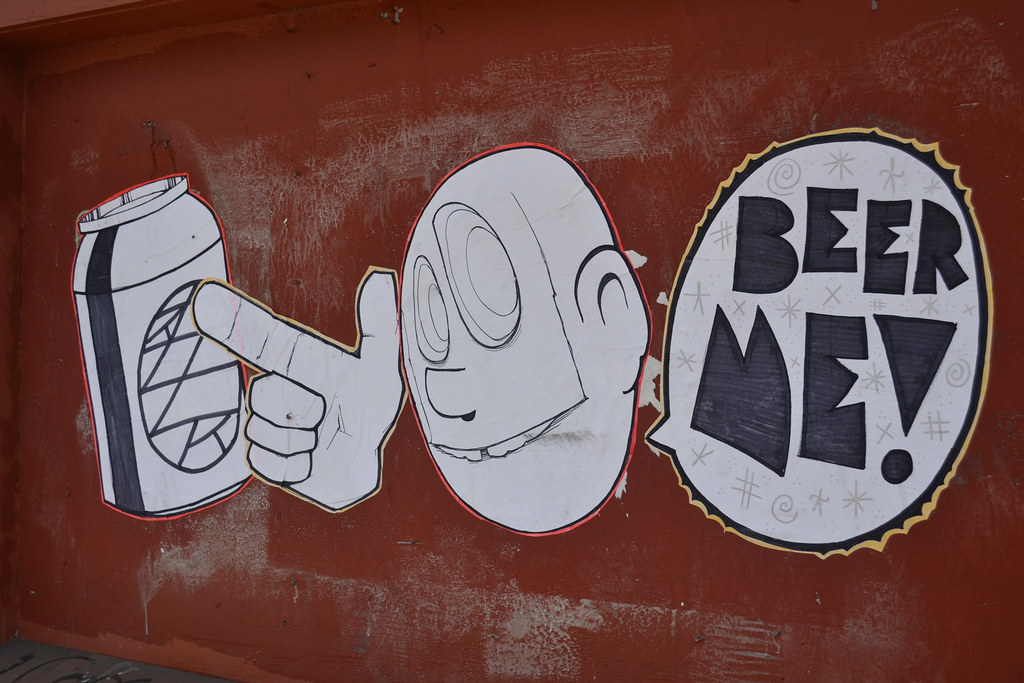 Beer is Good, Broke, PTV, Graffiti, Street Art, East Bay, Oakland, Punks Thugs and Vandals, Beer Not War, Beer Me