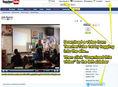 Download a TeacherTube Video